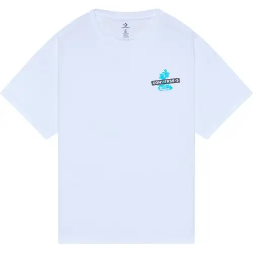 Converse FESTIVAL PALM TREE T Shirt Unisex White