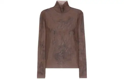 Balenciaga SS24 T Shirt Slim Fit Men's Chocolate