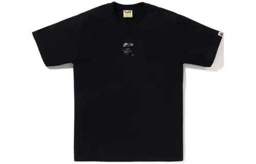 A BATHING APE Liquid Camo Small Ape Face Tee