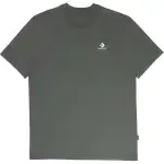 Converse T Shirts Unisex Green Crew Neck Moderate Straight Fit