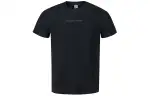 ASICS T Shirts Men's Black Crew Neck Moderate