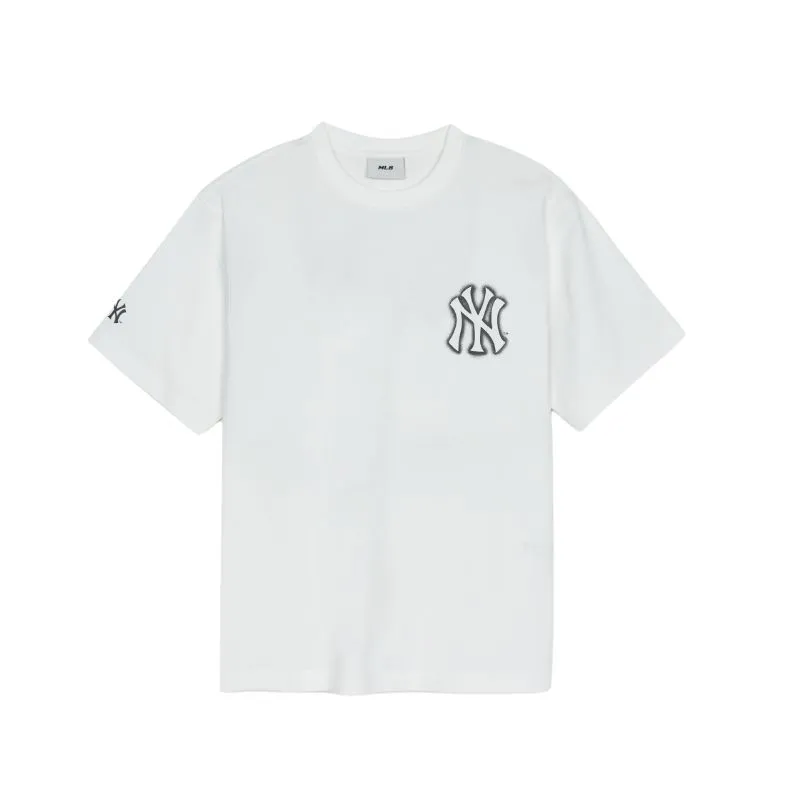 MLB Basic New York Yankees T Shirt Unisex White
