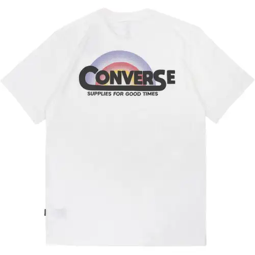 Converse Classic Script T Shirt Men's White