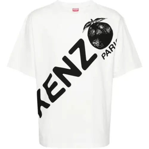 KENZO Logo Printed Crewneck T-Shirt