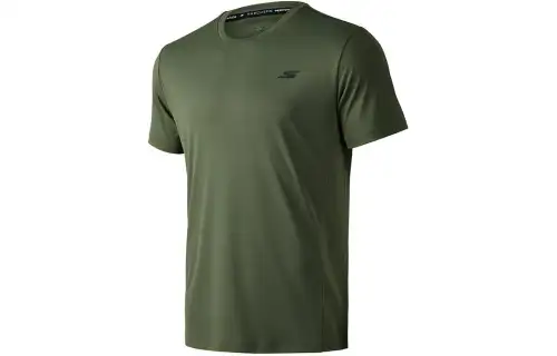 Skechers T Shirt Men's Dark Ink Green