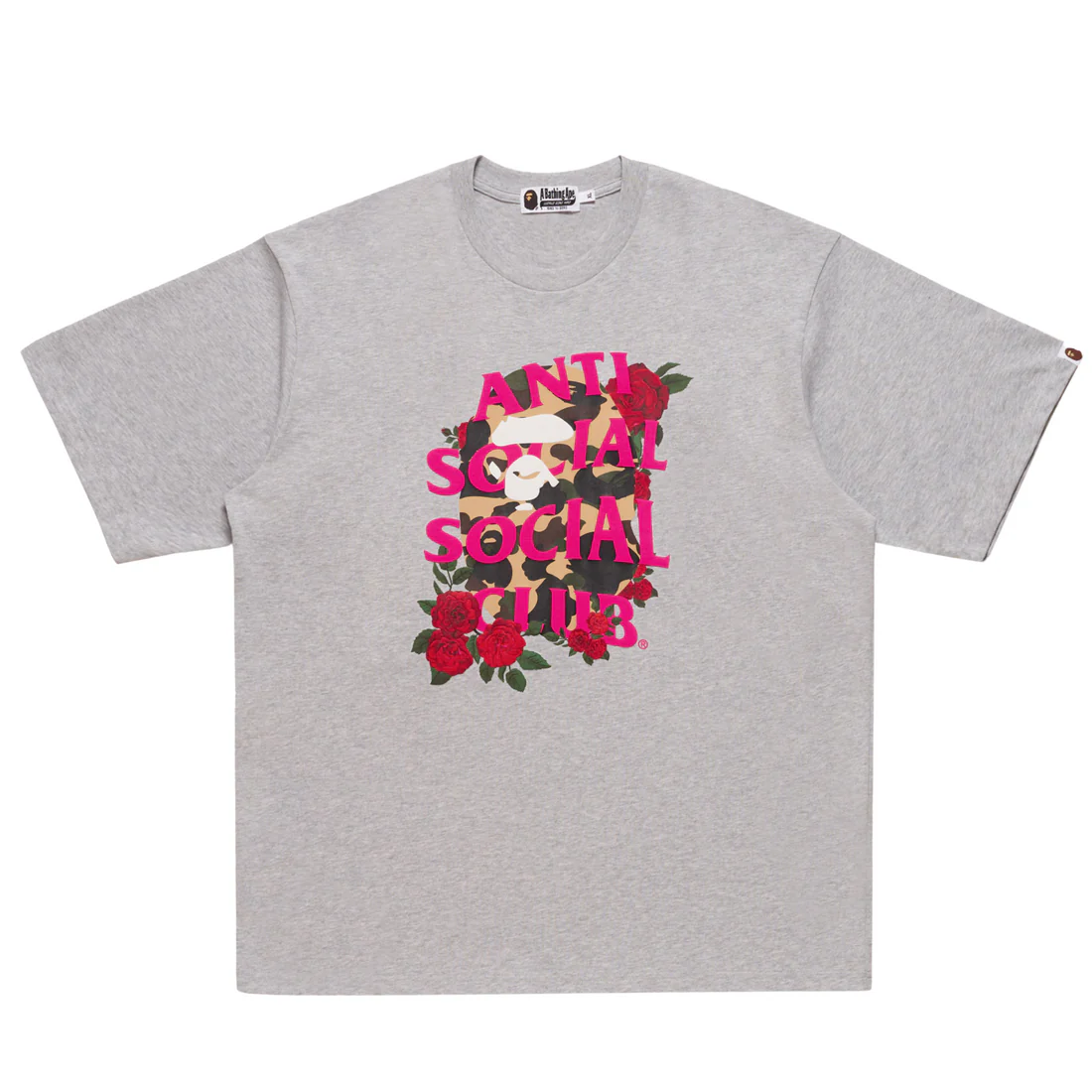 Футболка A BATHING APE Rose Logo (черная)