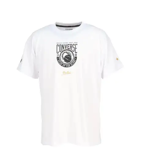Converse T Shirts Men's White Crew Neck Thin