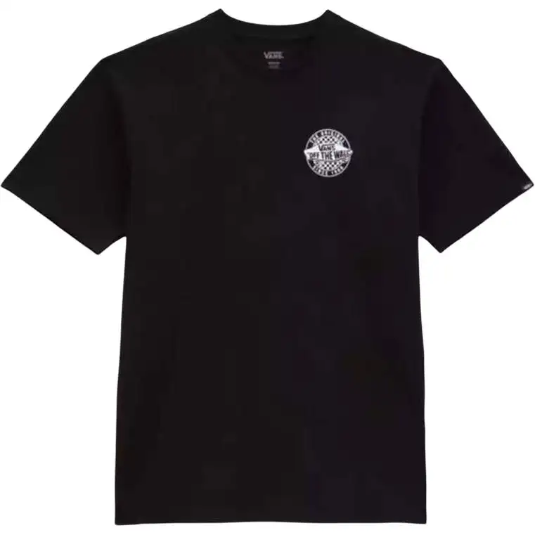 Vans T Shirts Men's Black Crew Neck