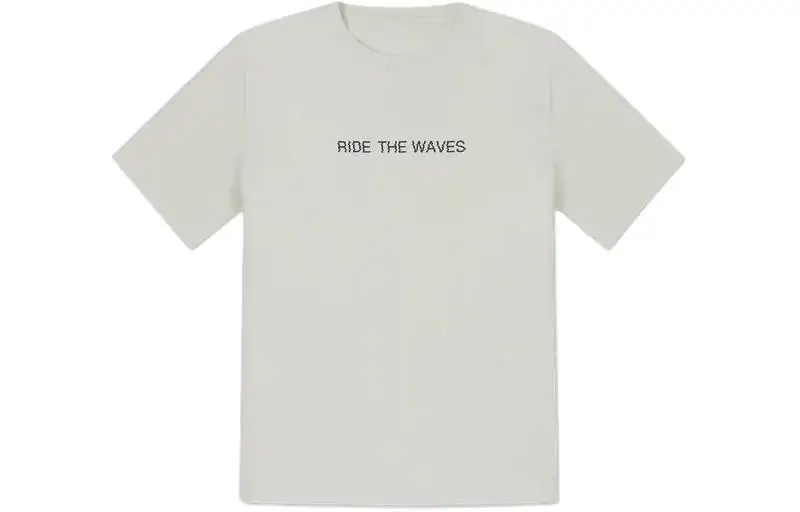 Converse Summer Fun Collection T Shirts Men's Ecru Crew Neck Moderate Heavyweight