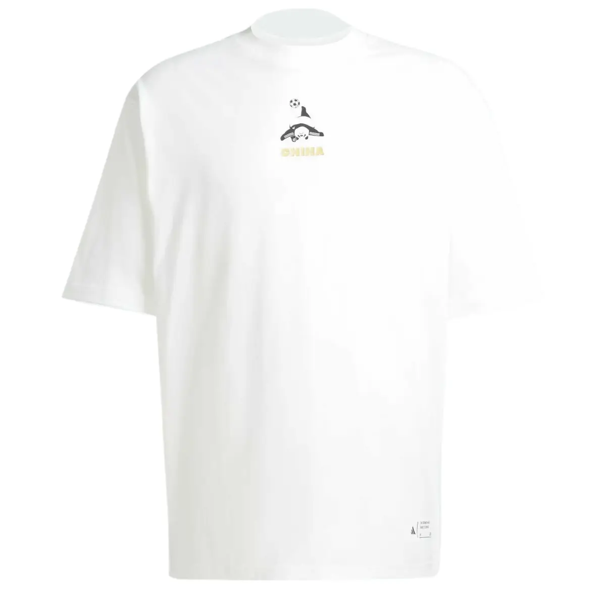 Adidas M PANDA GOAL T Shirt Unisex White