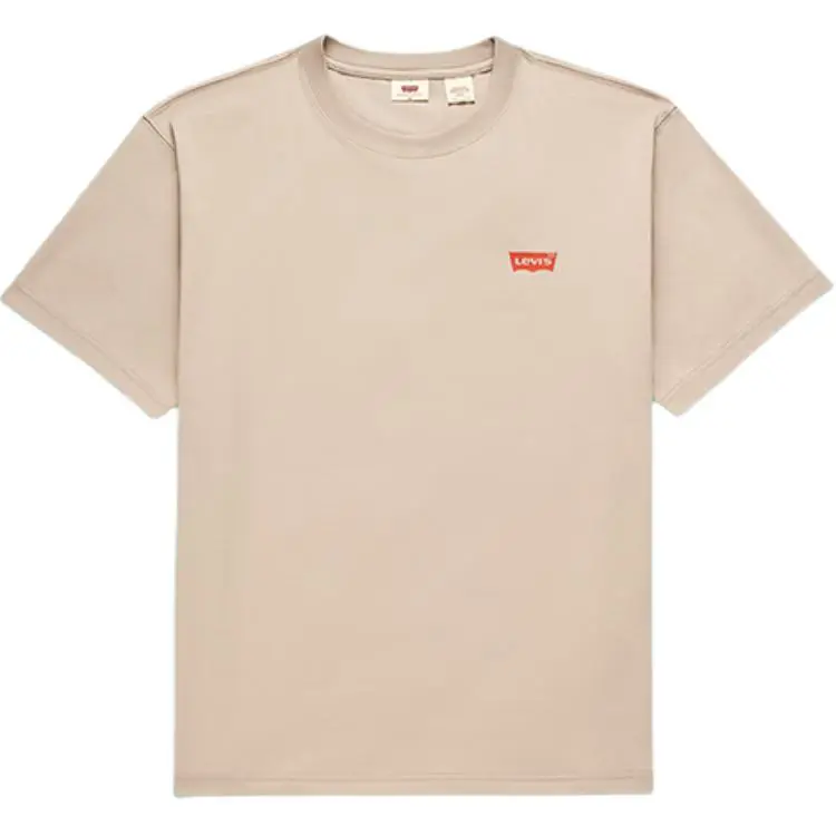Levi's T-Shirts Men's Apricot Crew Neck Moderate