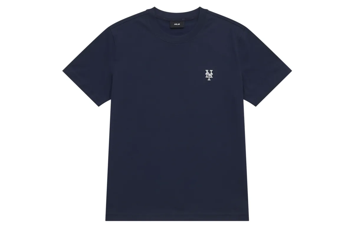 MLB Basic Collection New York Mets SS25 T Shirt Unisex Navy Blue