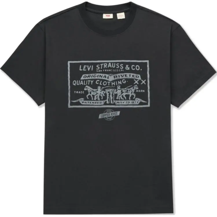 Levi's T Shirt Men's Charcoal Gray