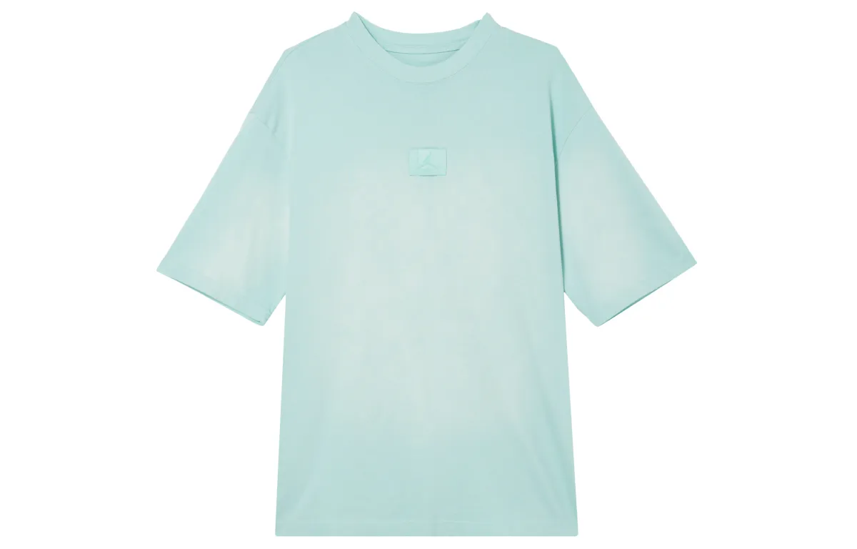 Nike T-Shirts Men's Turquoise Crew Neck Moderate