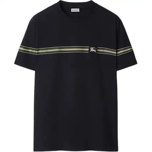 Burberry striped cotton T-shirt