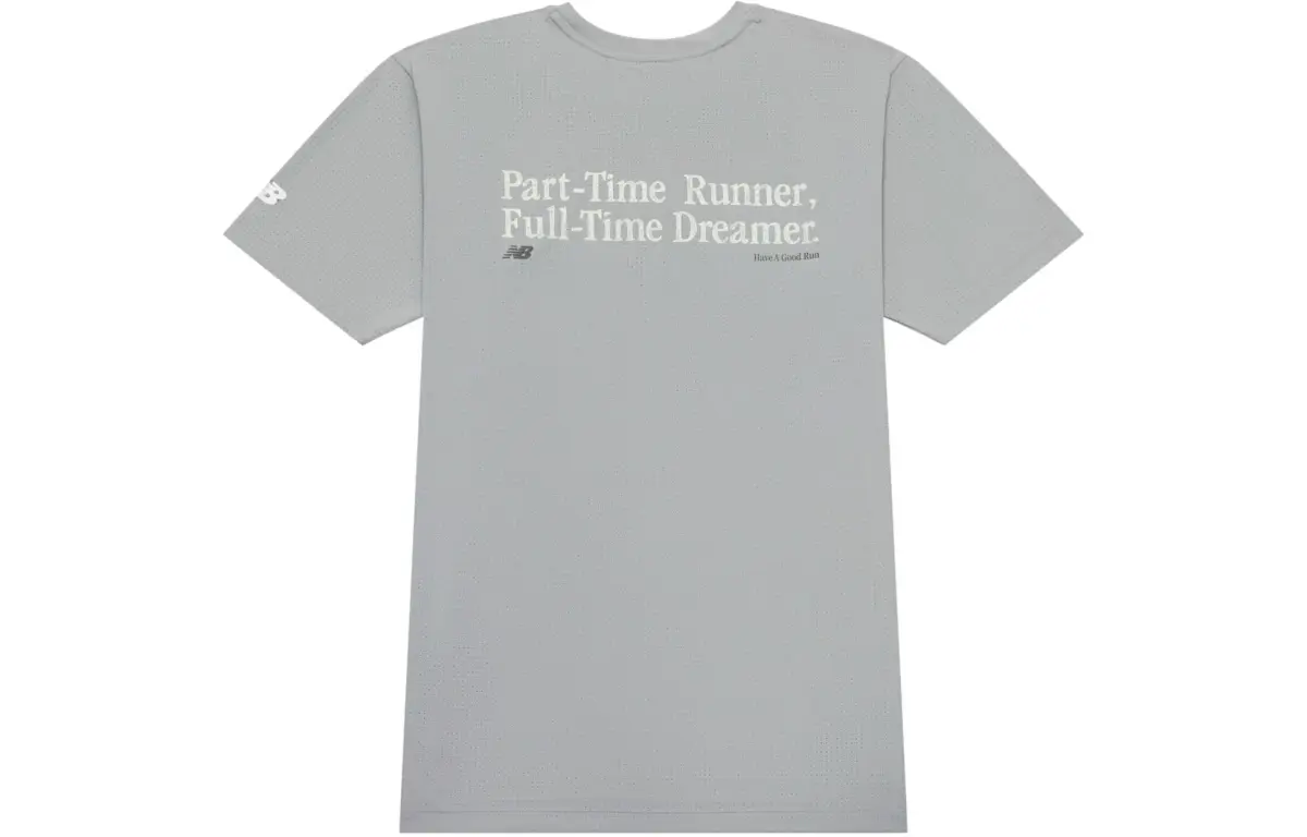 New Balance T Shirt Unisex Gray