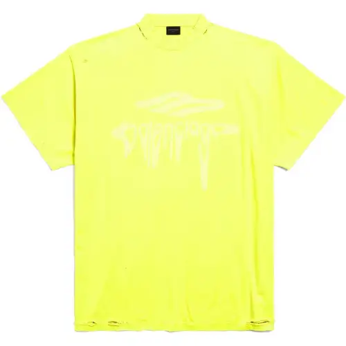 Balenciaga 3b Liquefied Oversized T Shirt