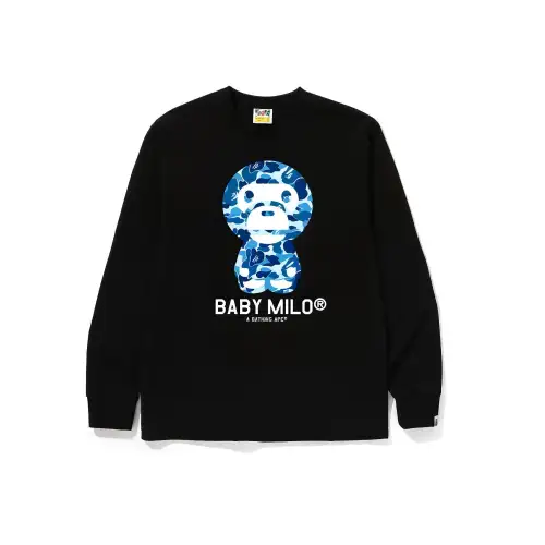 A BATHING APE Abc Camo Baby Milo Long-Sleeve Tee