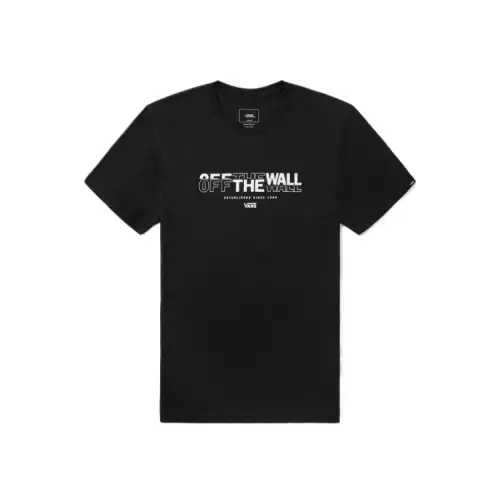 Vans TEE SSOFF THE WALL T Shirt Unisex Black