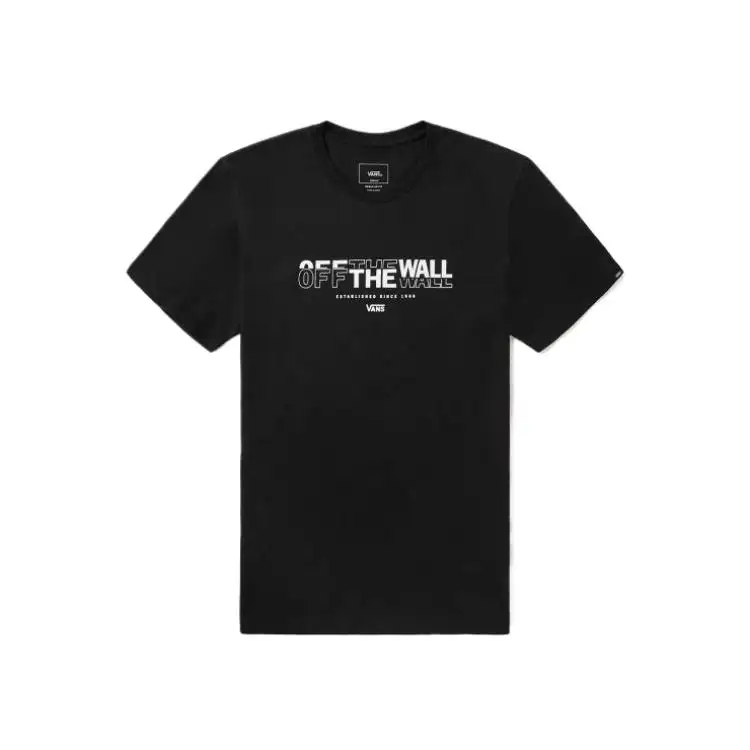 Vans TEE SSOFF THE WALL T Shirt Unisex Black