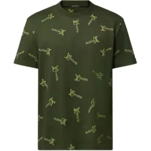 LOUIS VUITTON Jacquard Cotton T-Shirt