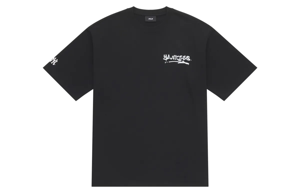 MLB New York Yankees Basic Collection SS25 T Shirt Unisex Black