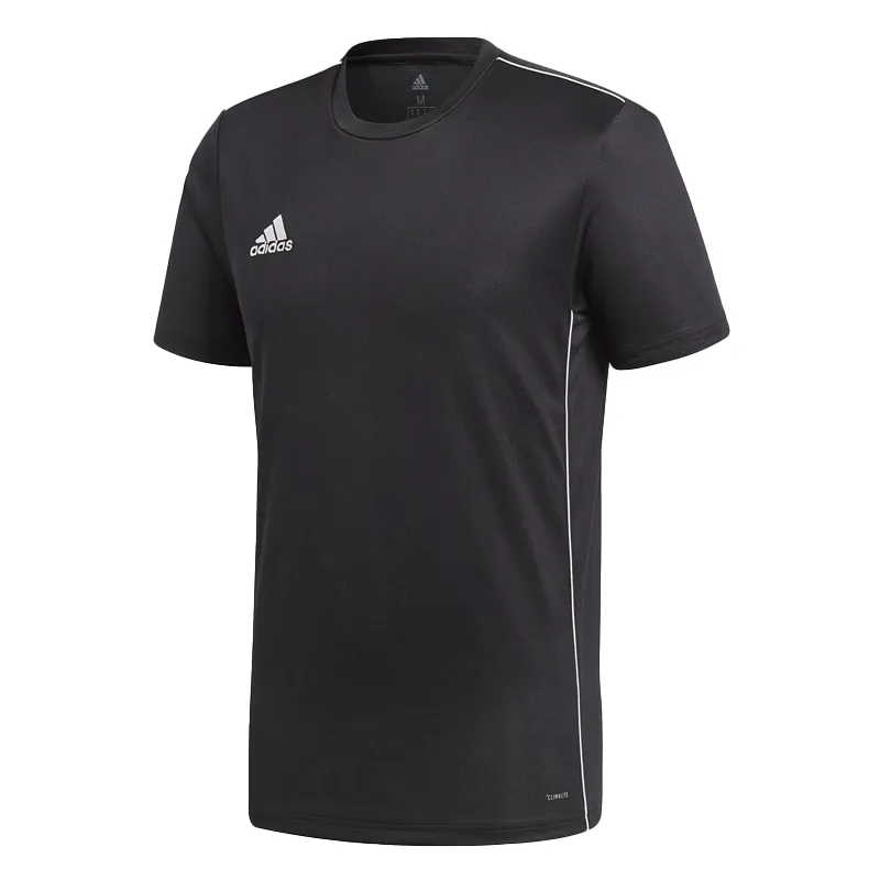 Adidas T-Shirts Men's Black Crew Neck Moderate Straight Fit