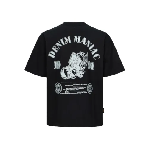 EVISU T Shirts Men's Crew Neck Moderate Straight Fit