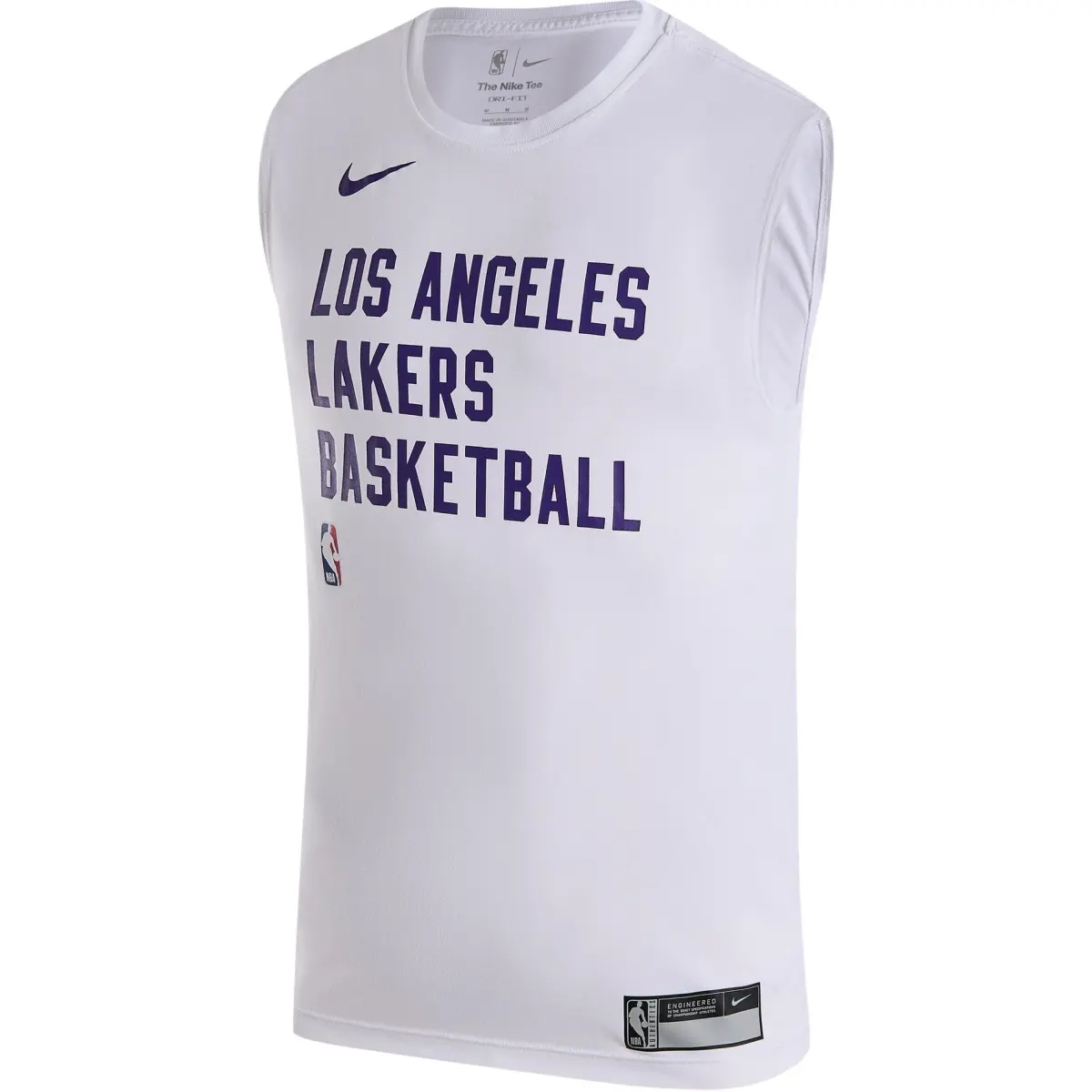 Nike T-Shirts Men's White Crew Neck Moderate