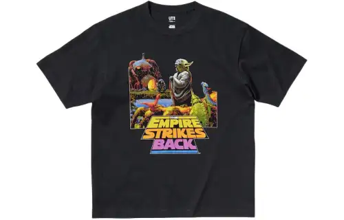 UNIQLO x XINGQIUDAZHAN,LIANMINGKUAN SS24 T Shirt Unisex Black