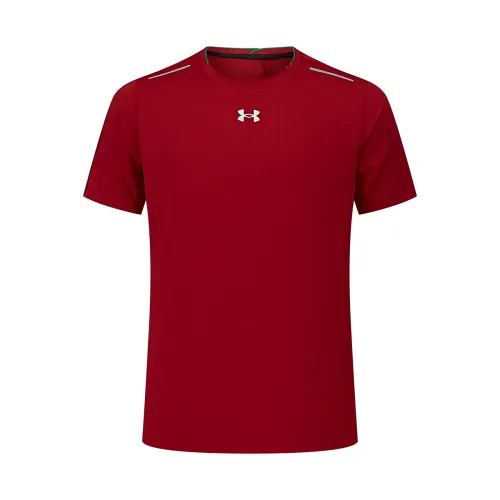 Under Armour T Shirt Unisex Dark Red