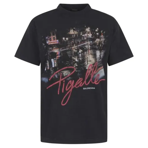Balenciaga Graphic Printed T Shirt