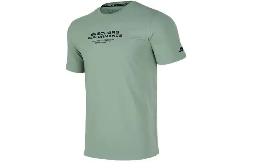 Skechers Quick Dry T Shirts Men's Field Green
