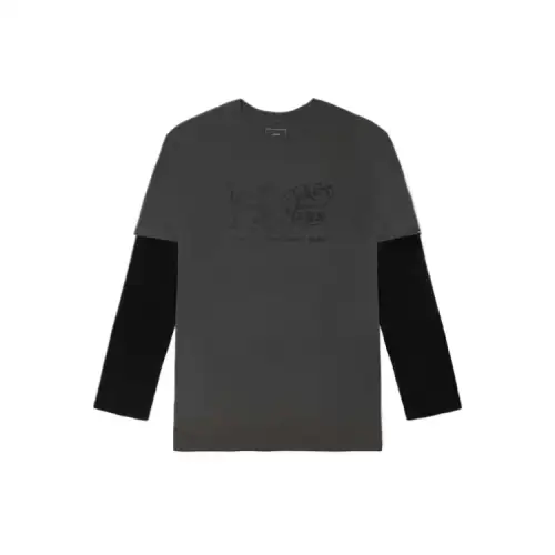 Vans TEE LS T Shirt Men's Dark Gray