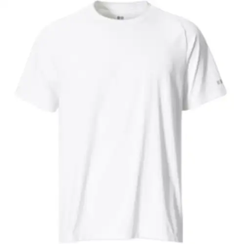 UNIQLO Swedish Athlete Joint Series T Shirts Men's White Crew Neck Moderate Straight Fit