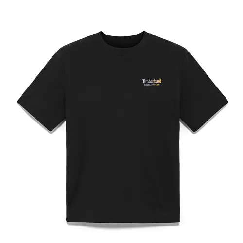 Timberland T Shirts Men's Black Crew Neck