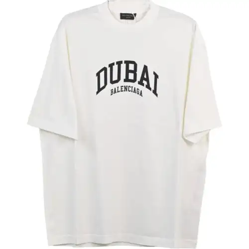 Balenciaga T Shirt Loose Fit Men's White
