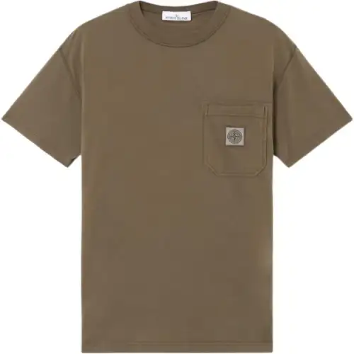 STONE ISLAND Compass patch T shirt