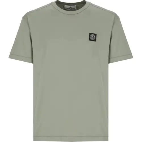 STONE ISLAND Compass Patch Crewneck T Shirt