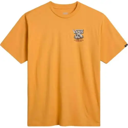 Vans T Shirts Men's Yellow Crew Neck