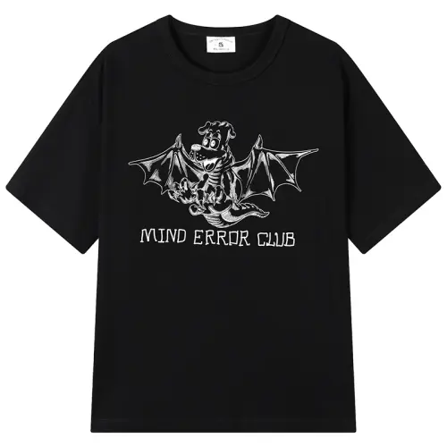 MIND ERROR T Shirts Unisex Crew Neck Moderate Straight Fit