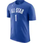 Jordan T Shirts Men's Blue Crew Neck Moderate