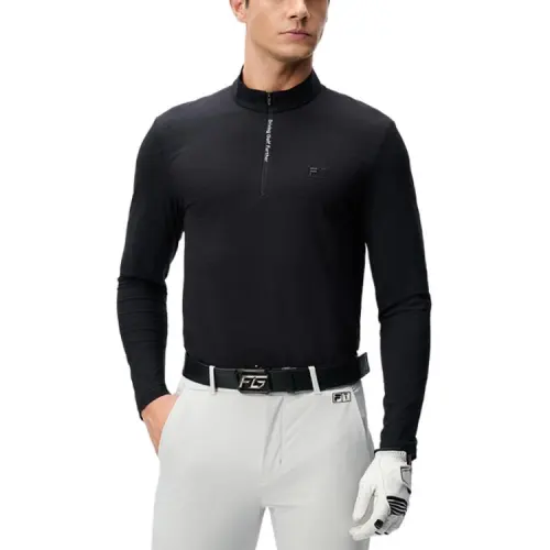 FILA Golf T Shirt Men's Pitch Black