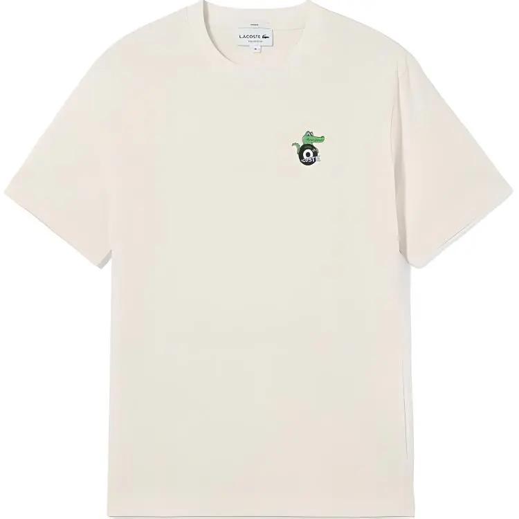LACOSTE T Shirts Unisex Crew Neck Moderate