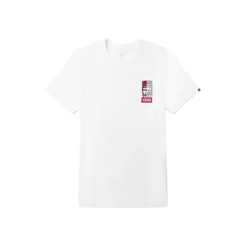Vans T Shirts Unisex White Crew Neck Moderate