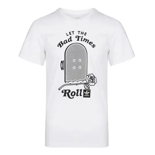 Adidas Originals ROLLTEE T Shirt Men's White