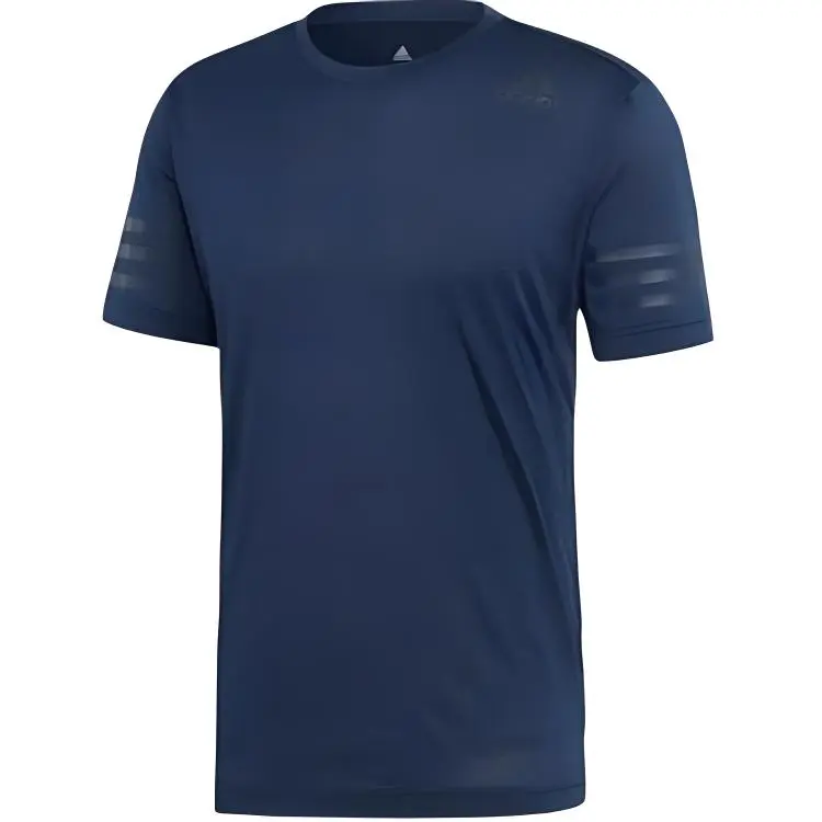 Adidas T-Shirts Men's Blue Crew Neck Moderate