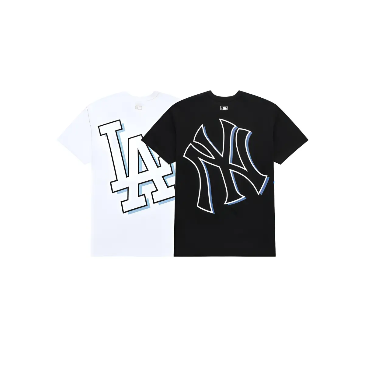 MLB New York Yankees Los Angeles Dodgers T Shirt Unisex 2 Pack
