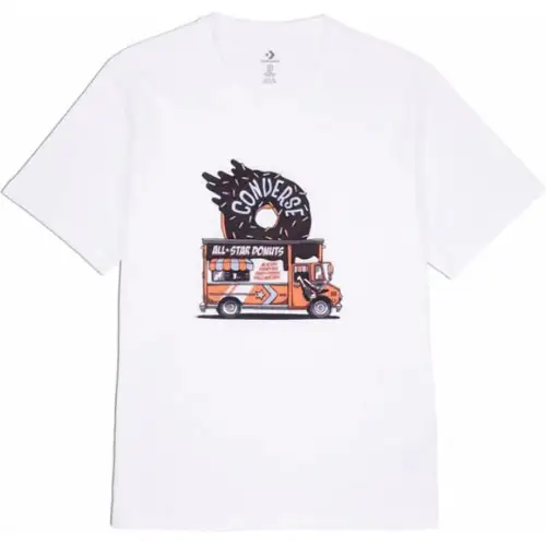 Converse T Shirts Men's White Crew Neck