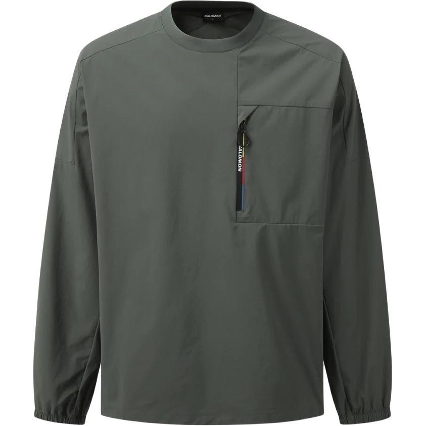 Мужская футболка Salomon LC2813600 (оливковая)